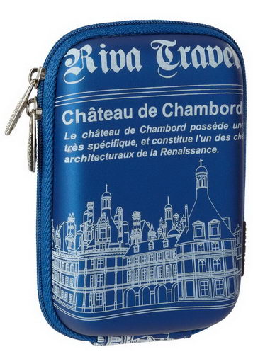 7103 浅蓝法国尚博尔城堡（聚氨酯）数码相机包（旅行）