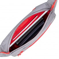 5215 grey/red поясная сумка для мобильных устройств