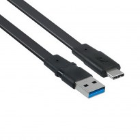 VA6003黑色BK12型С3.0 - USB数据线，1.2米