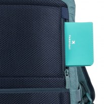 7760 aquamarine ECO Laptop backpack 15.6