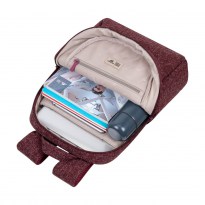 7923 burgundy red Laptop backpack 13.3