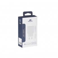 PS4125 WD2 wall charger white 3,4A/ 2USB, with MFi Lightning cable