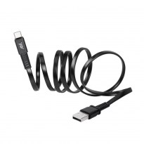 VA6002黑色BK12型С2.0 -  USB数据线，1.2米